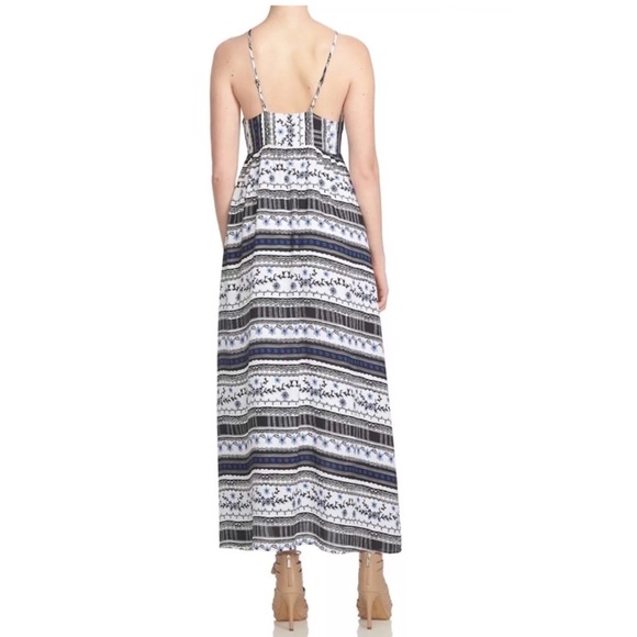 CeCe RIVIERA STRIPE-PRINT MAXI DRESS - Picture 3 of 6
